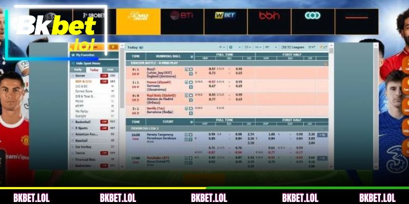 Os tipos de aposta disponíveis na BKBET